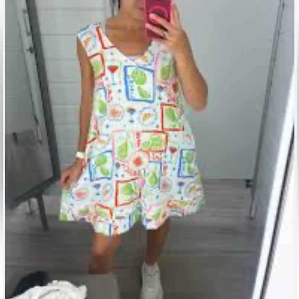 Cynthia Rowley “Girls Just Want to Have Brunch” Dress with Colorful Fruit Print - Picture 12 of 17